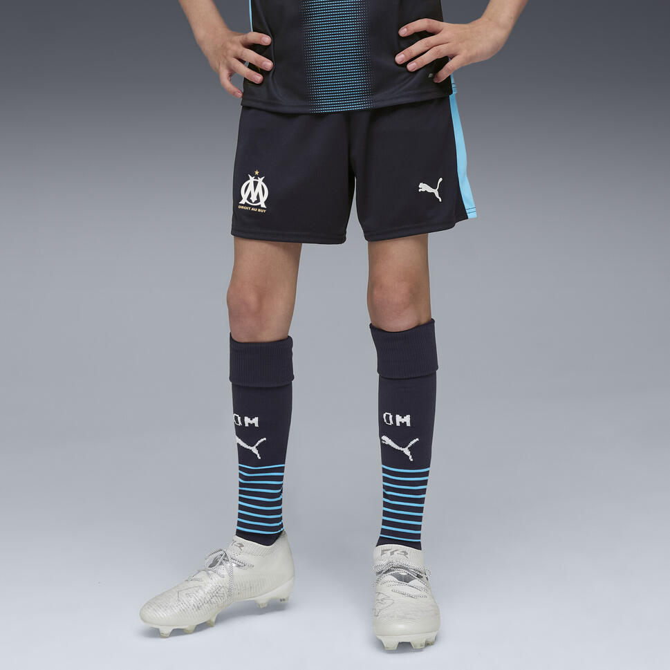 Młodzieżowe szorty Olympique Marsylia 25/26 PUMA New Navy Luminous Blue
