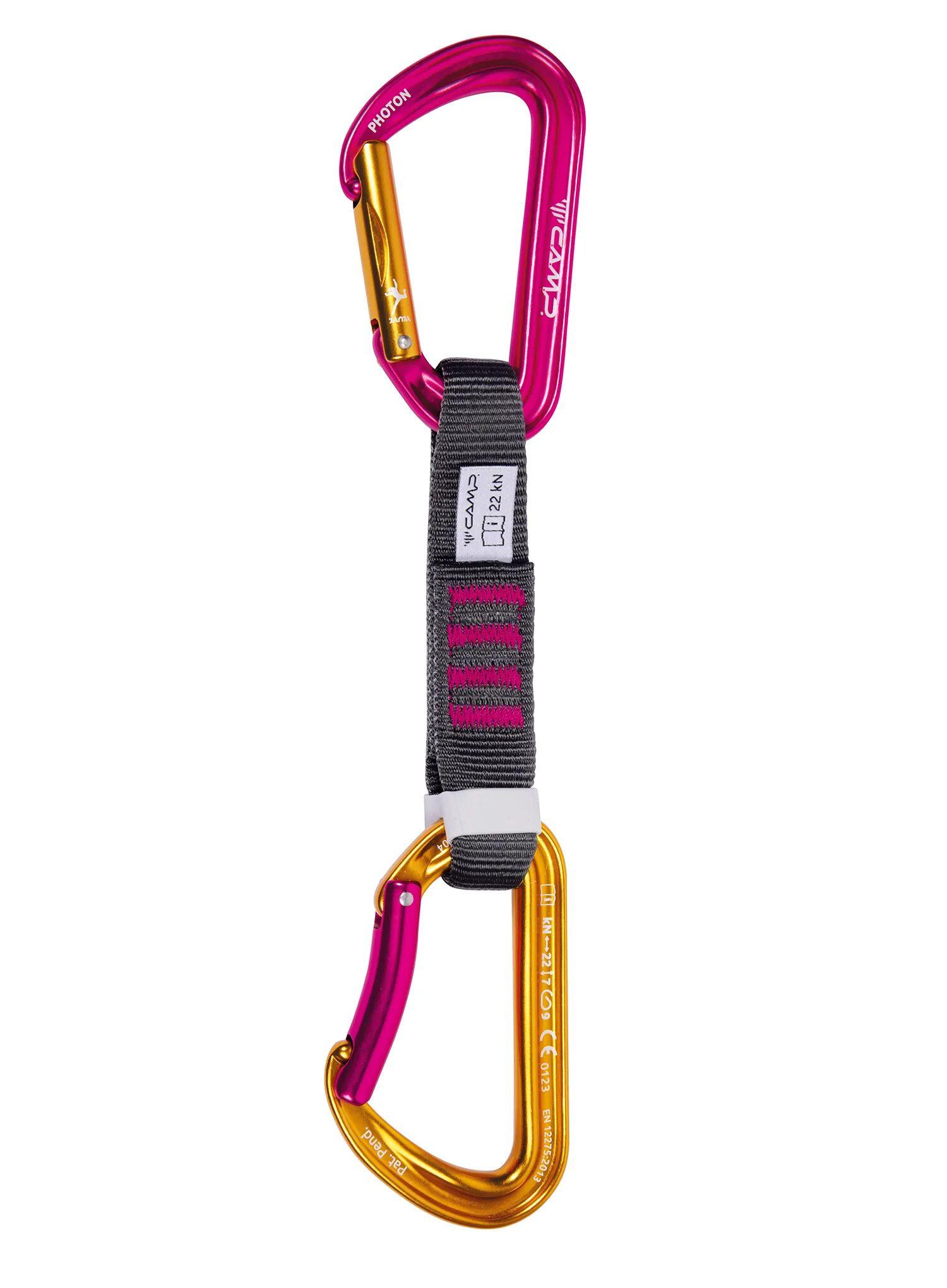 Dégaines CAMP Photon Express KS Janja pack 6 fuschia 12 cm aluminium SphereLock 3/5