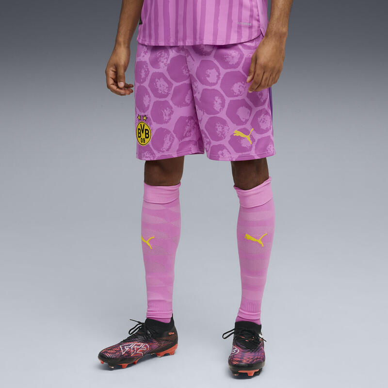 Męskie szorty KIDSUPER × BORUSSIA DORTMUND PUMA Mauve Pop Faster Yellow Pink