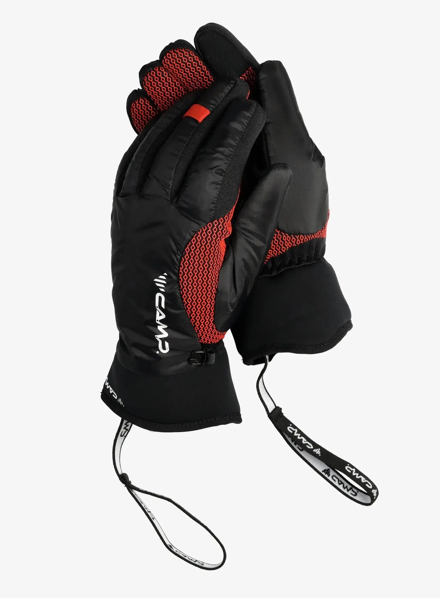 Handschoenen - Klimmen - Volwassenen - Air Core - Licht, ademend - Zwart/Rood 5/7