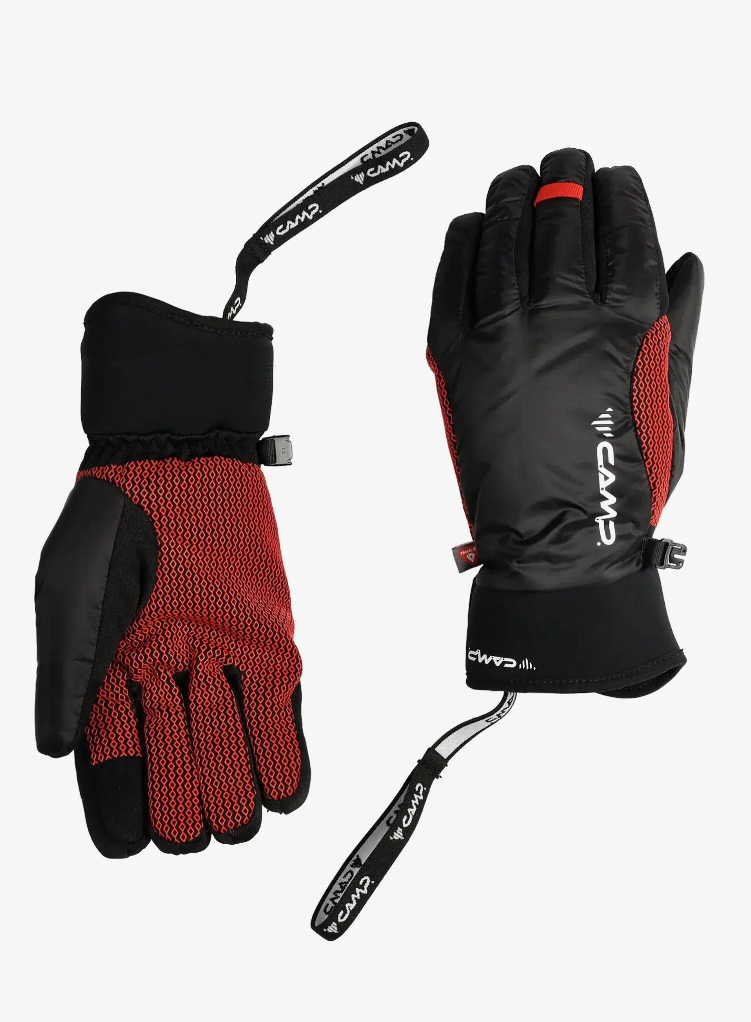 Handschoenen - Klimmen - Volwassenen - Air Core - Licht, ademend - Zwart/Rood 6/7