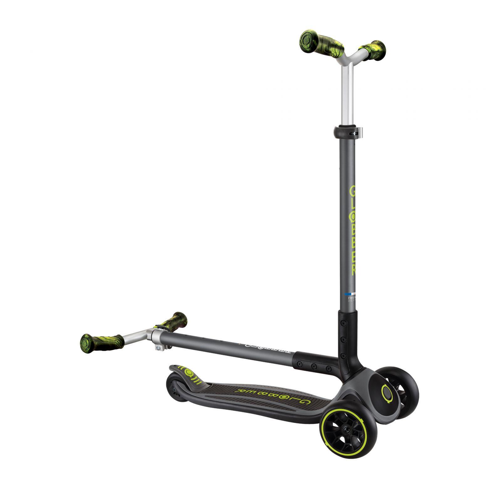 Trottinette MASTER PRIME 3 roues pliable - Noir-Vert 6/7