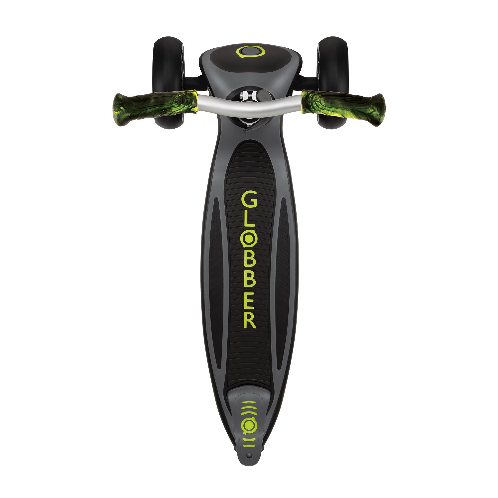 Trottinette MASTER PRIME 3 roues pliable - Noir-Vert 3/7