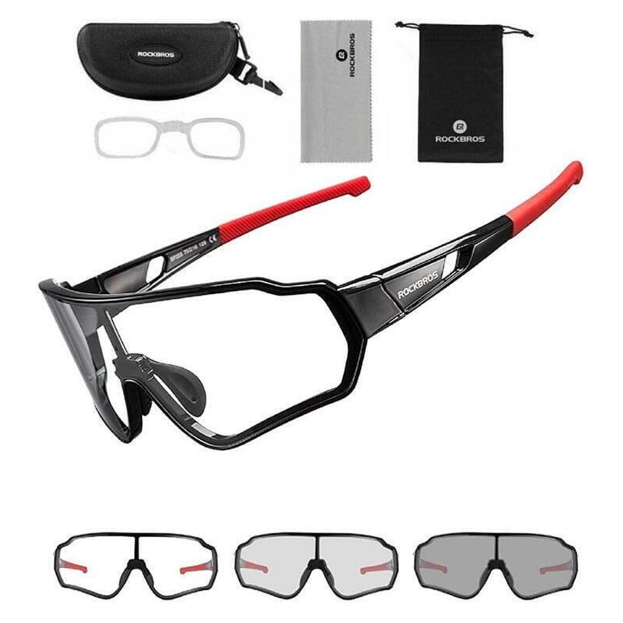 Okulary sportowe unisex Rockbros 10161 z fotochromem