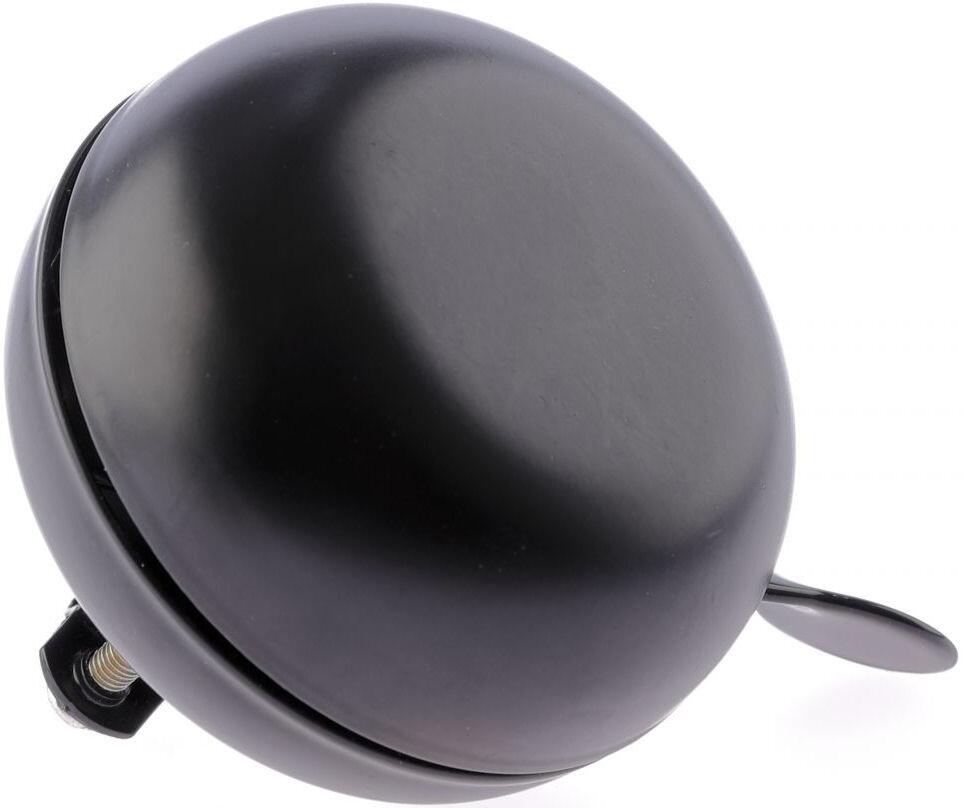 NIET VERKEERD Fietsbel Ding Dong Merlot Zwart Ø80 Mm - Mat Zwart
