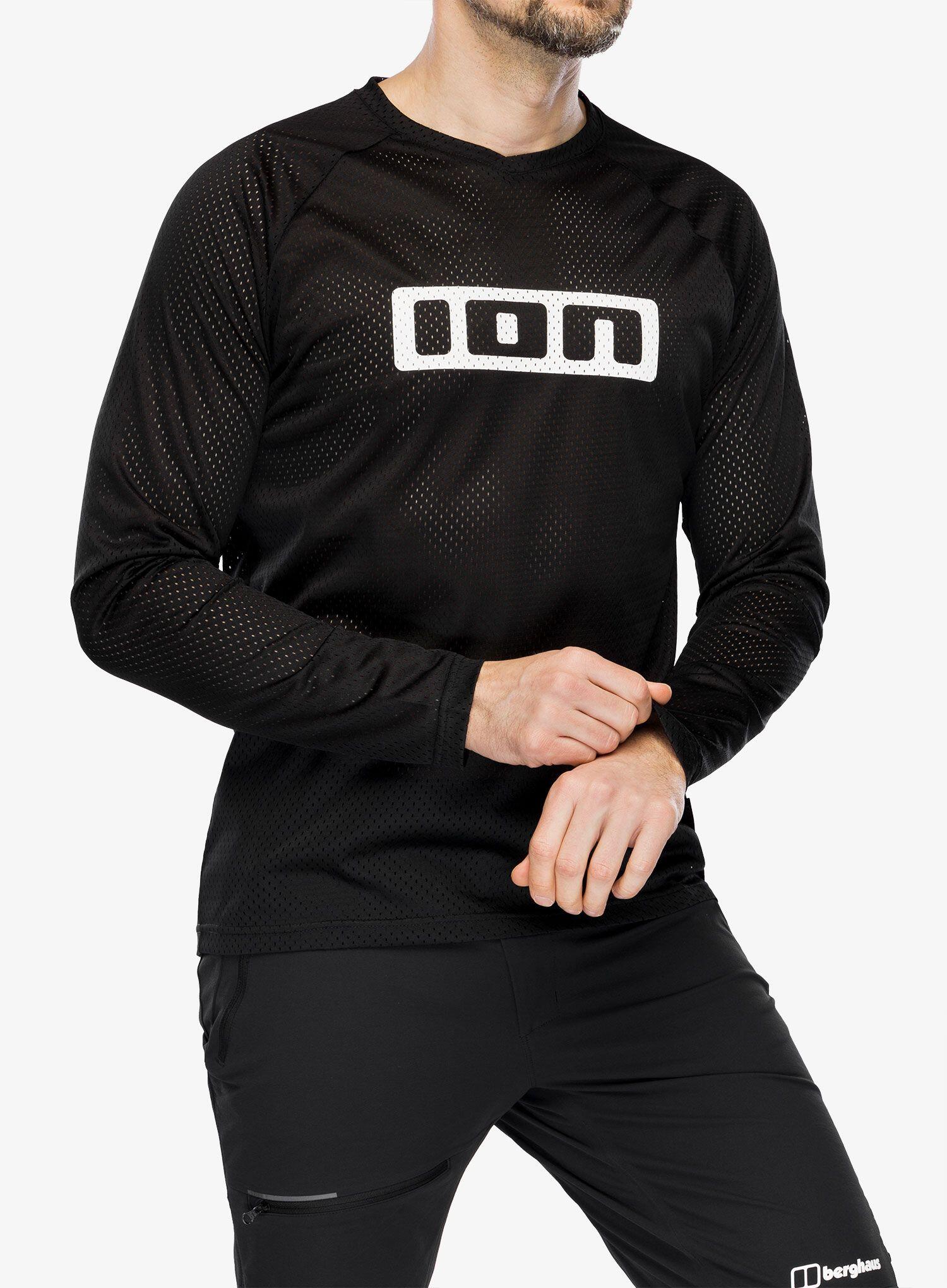 Camisola unisexo de manga comprida com logótipo ION Preto 3/6
