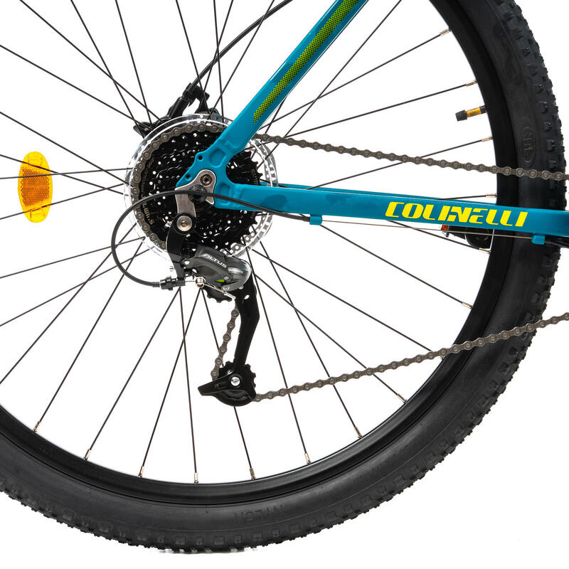 Bicicleta MTB Colinelli COL27, Marimea M, 29 inch, Verde, 24 Viteze, Aluminiu
