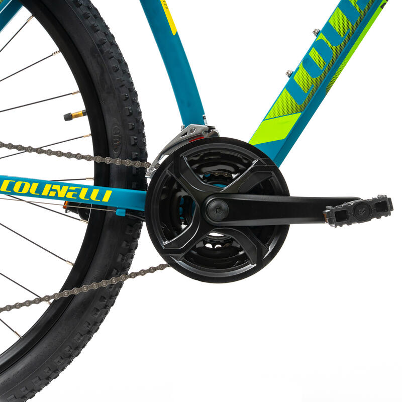 Bicicleta MTB Colinelli COL27, Marimea M, 29 inch, Verde, 24 Viteze, Aluminiu