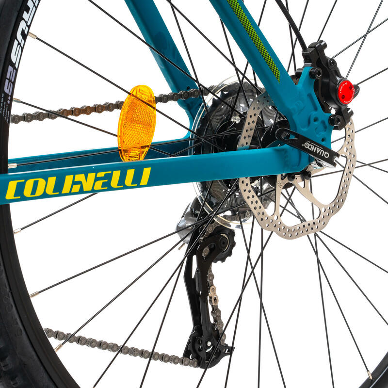 Bicicleta MTB Colinelli COL27, Marimea M, 29 inch, Verde, 24 Viteze, Aluminiu