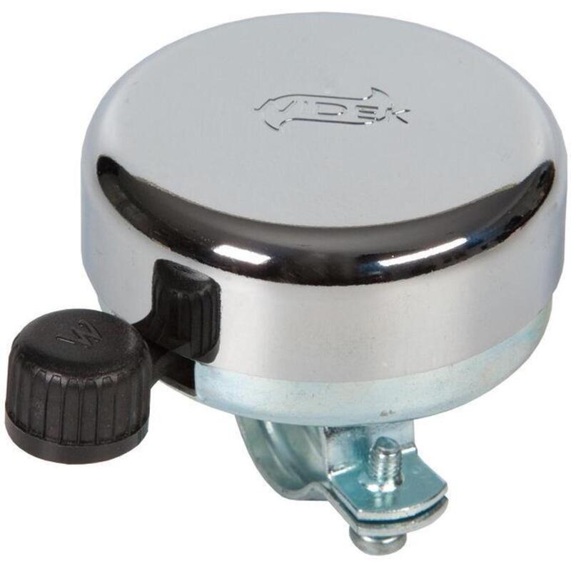Bicycle Bell Steel avec clapet en plastique - Chrome (sur carte)