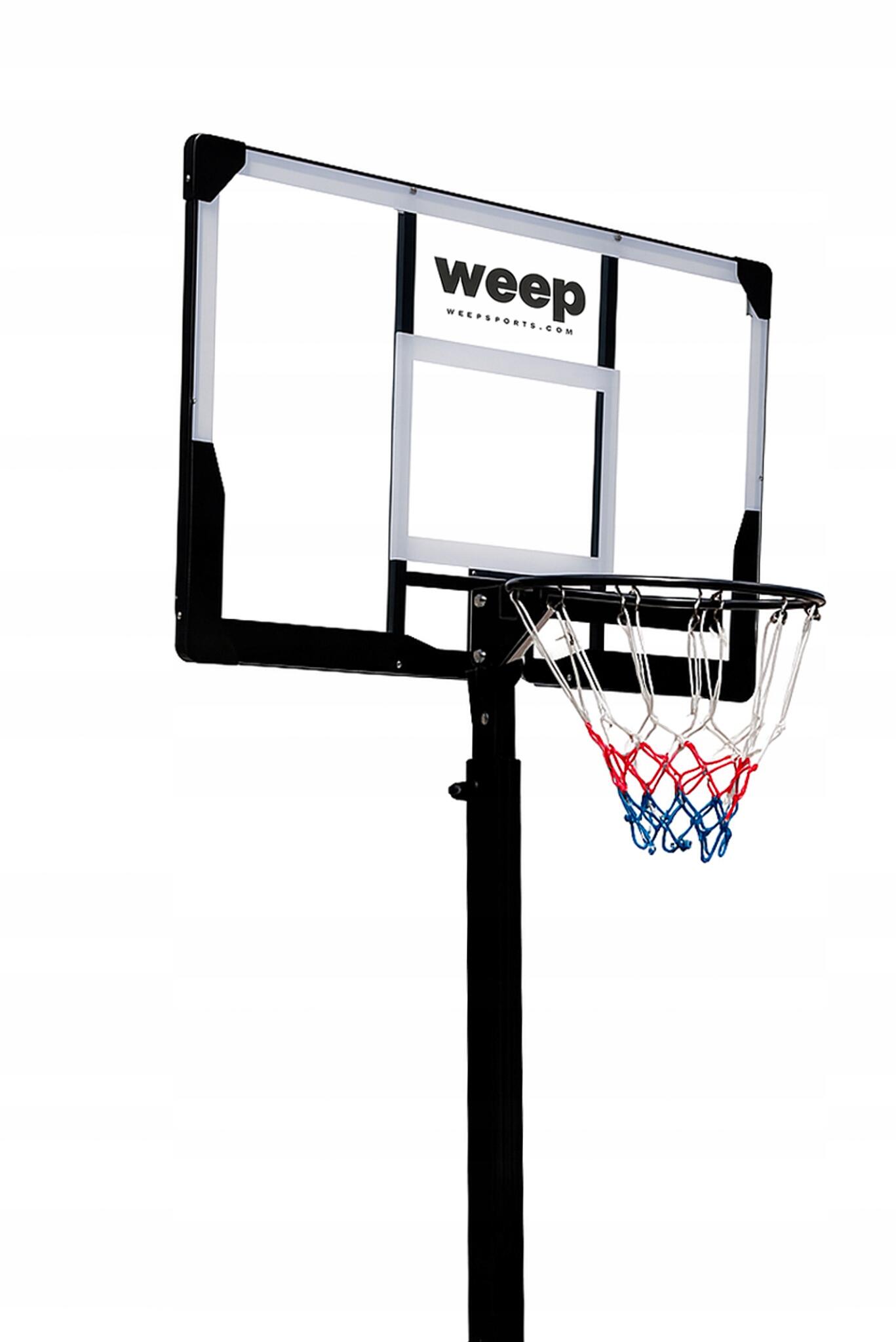 Zestaw do koszykówki Kosz WEEP FD02 regulowany 230-305cm Stabilny kółka