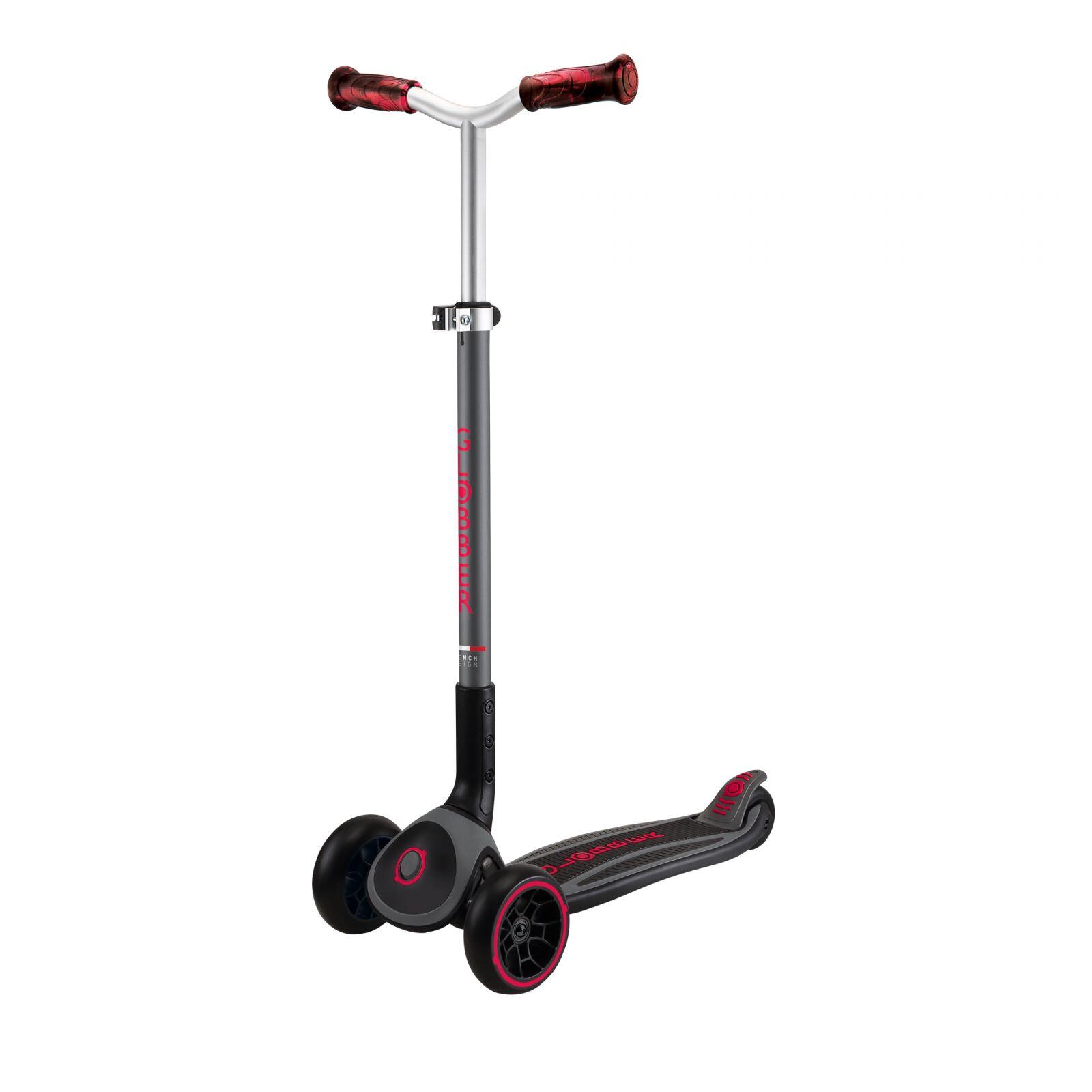 Trottinette MASTER PRIME 3 roues pliable - Noir-Rouge 6/7