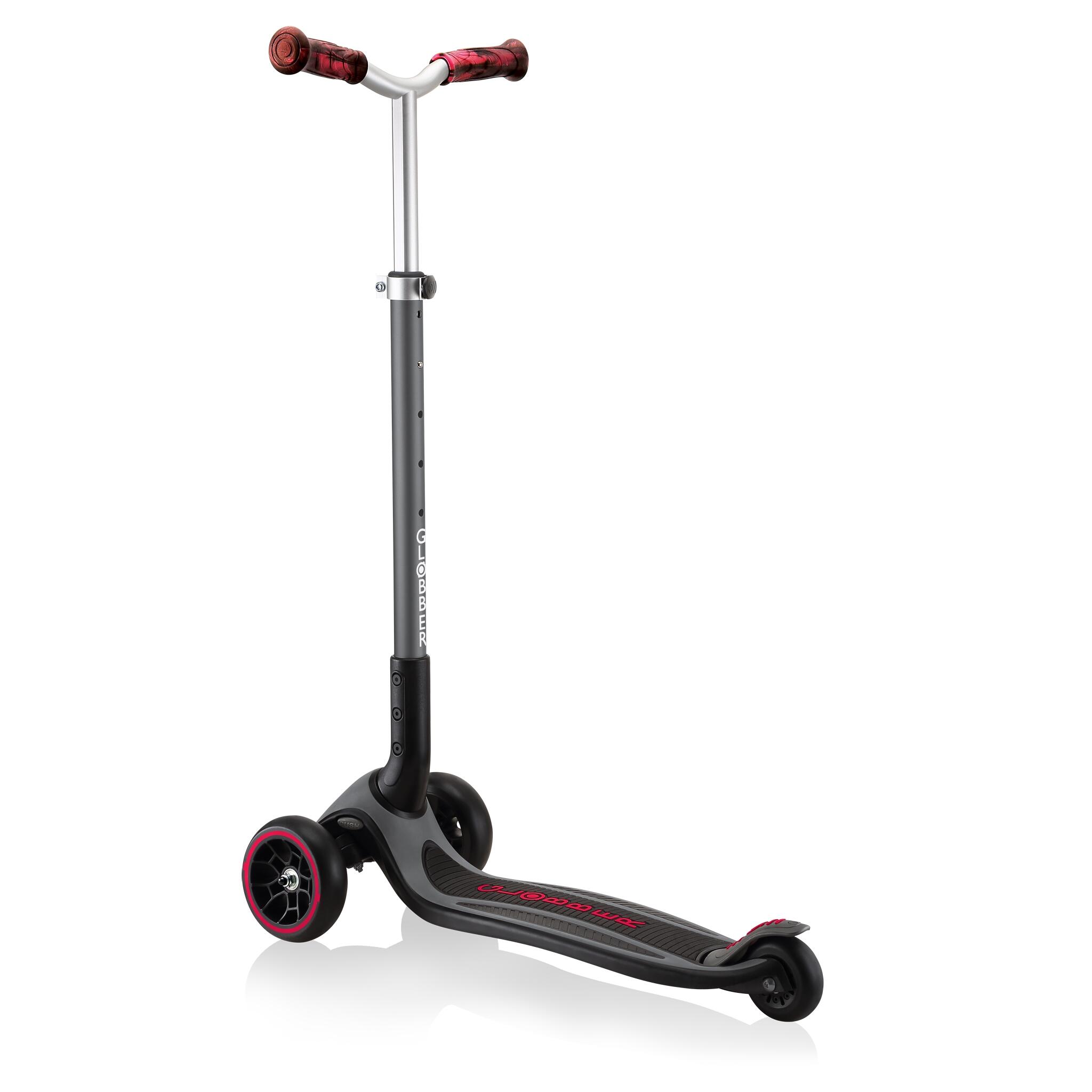 Trottinette MASTER PRIME 3 roues pliable - Noir-Rouge 5/7