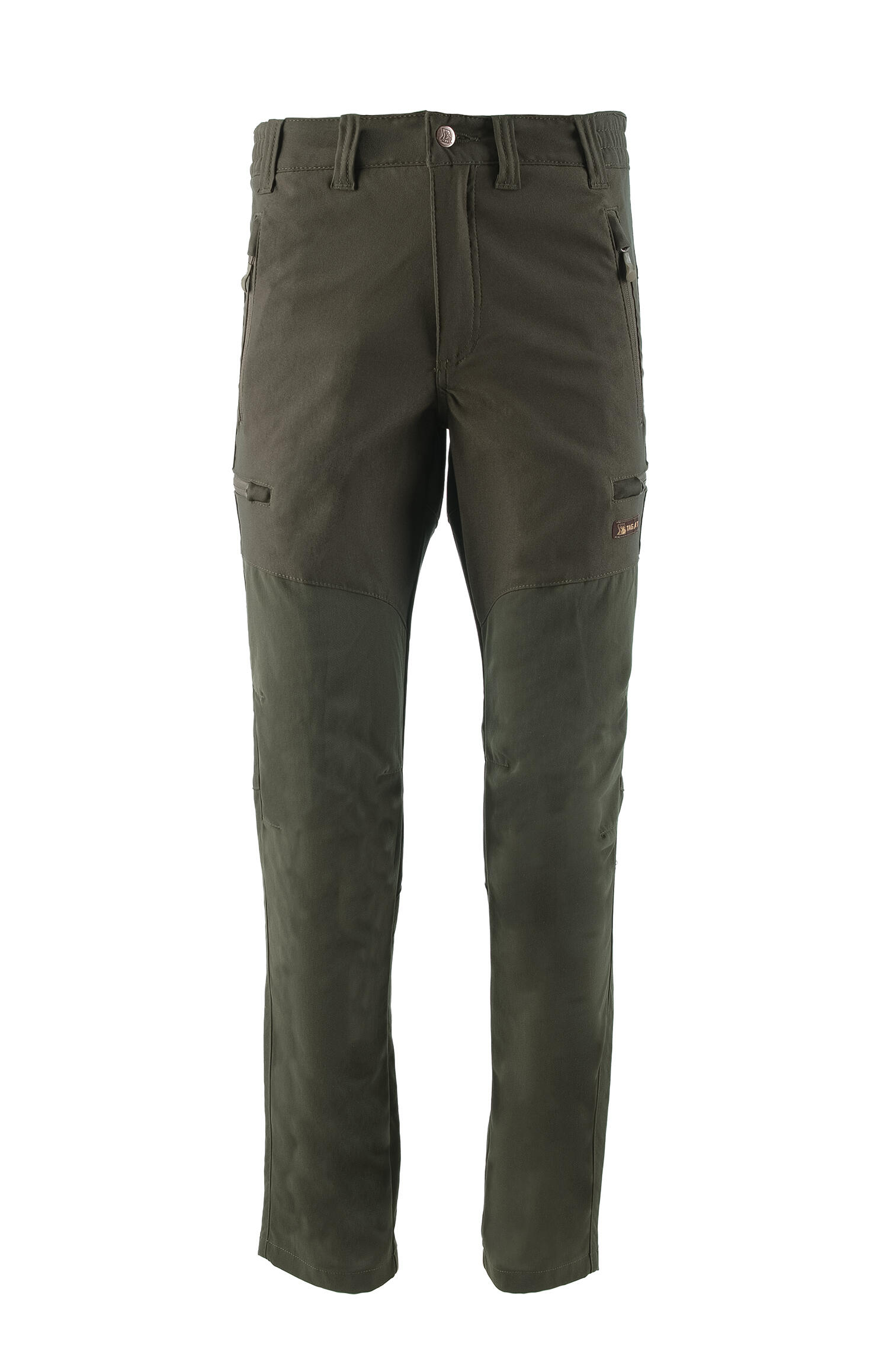 Pantalon de chasse pour homme Tagart Starbak 2 vert avec des renforts 3/4
