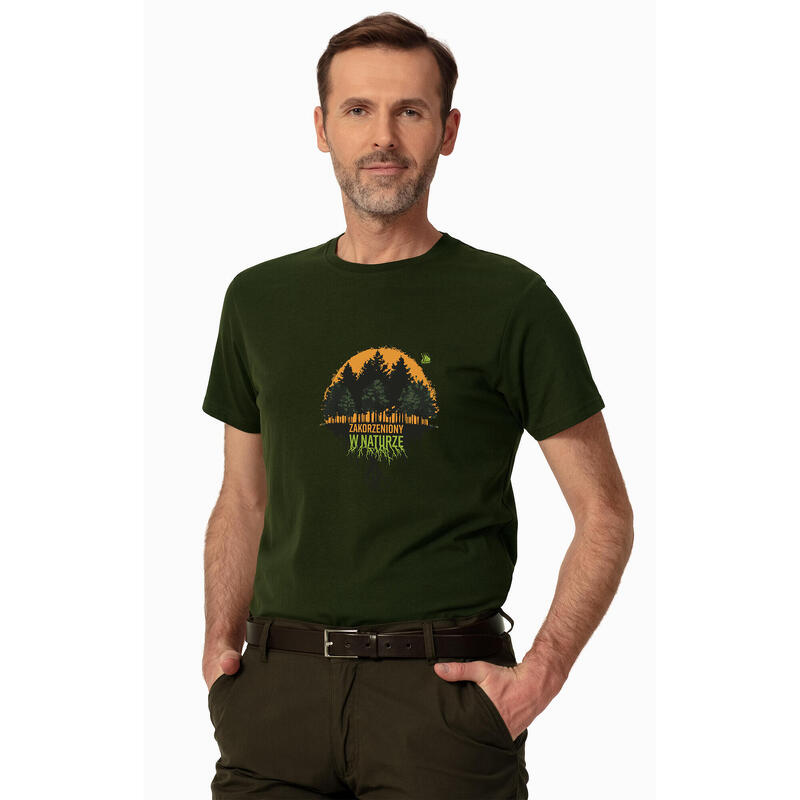 Tricoul de teren Tagart FNT Forester Green cu imprimeu