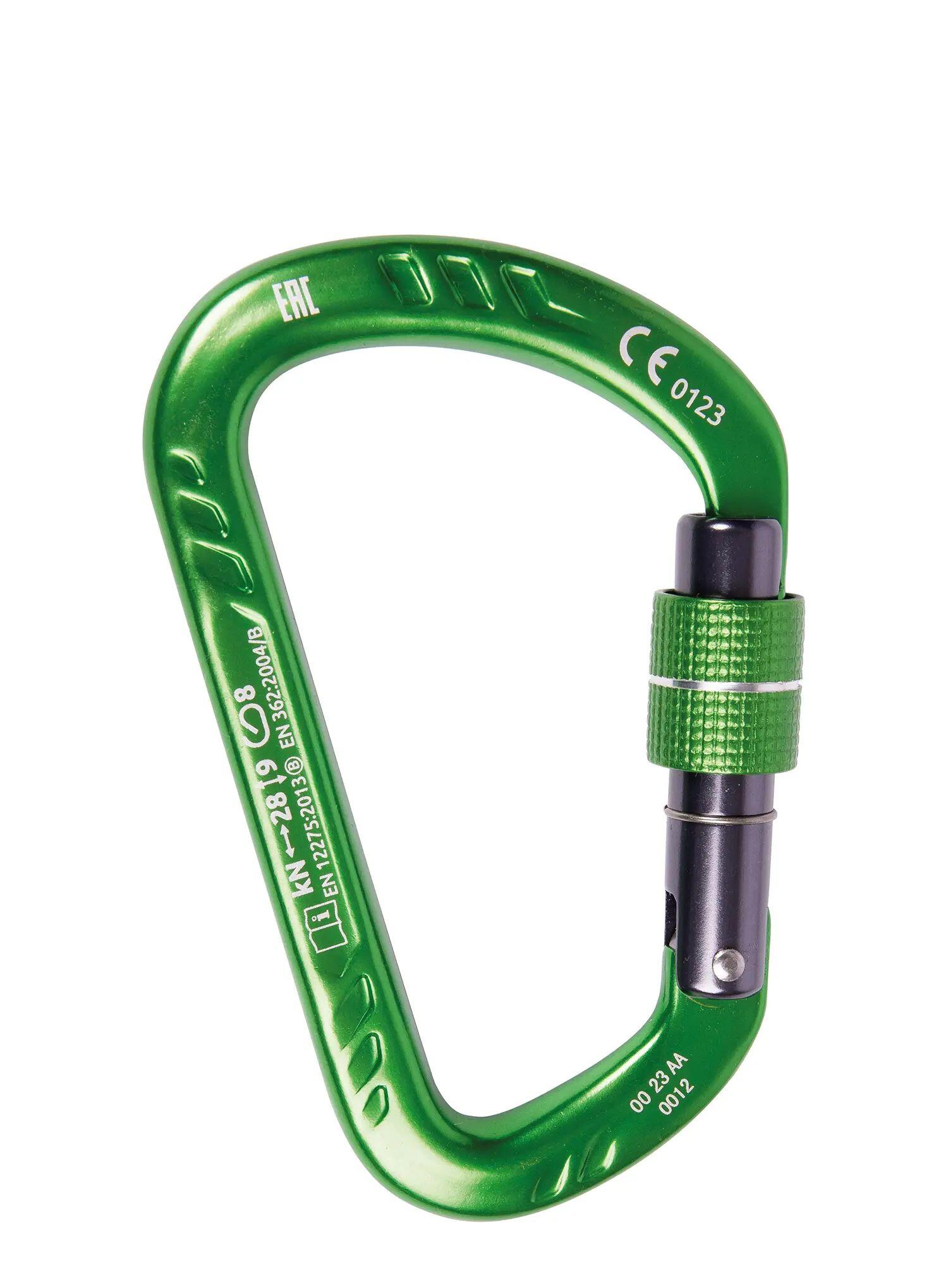 Mousqueton CAMP Guide XL Lock D aluminium vert 24 mm Keylock screw lock 28 kN 4/4
