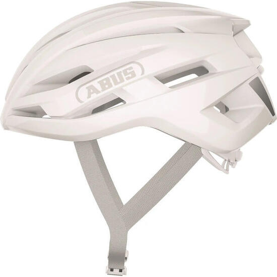 Abus Stormchaser Ace Fahrradhelm in Pure White für S 51-55 cm