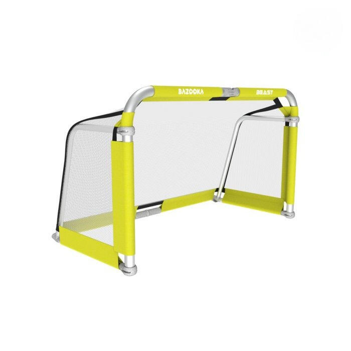 Bramka Piłkarska Bazookagoal Beast Aluminiowa 150X90 Cm Żółta