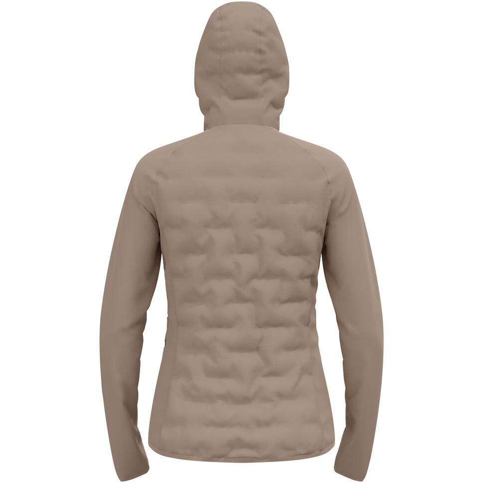 Kurtka hybrydowa damska ODLO Zeroweight Insulator Mid Layer Hoody Full Zip