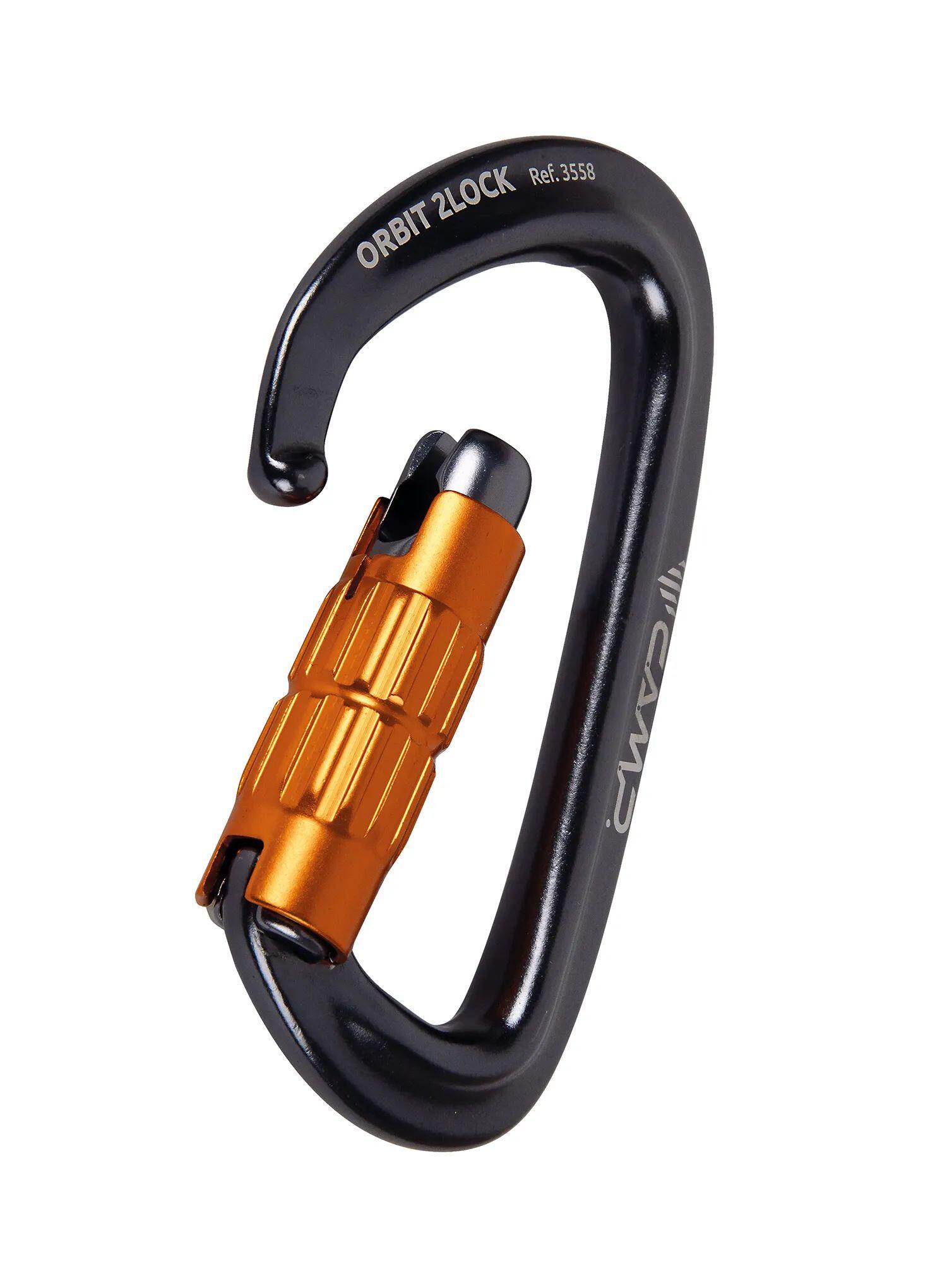 Verschlusskarabiner Orbit 2Lock gun metal 4/5