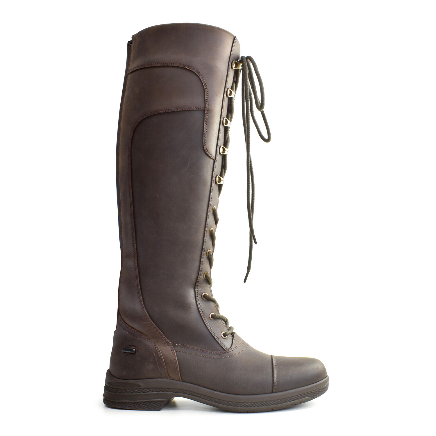 BROGINI Scafel Waterproof Leather Country Boot in a Wide Fit Calf