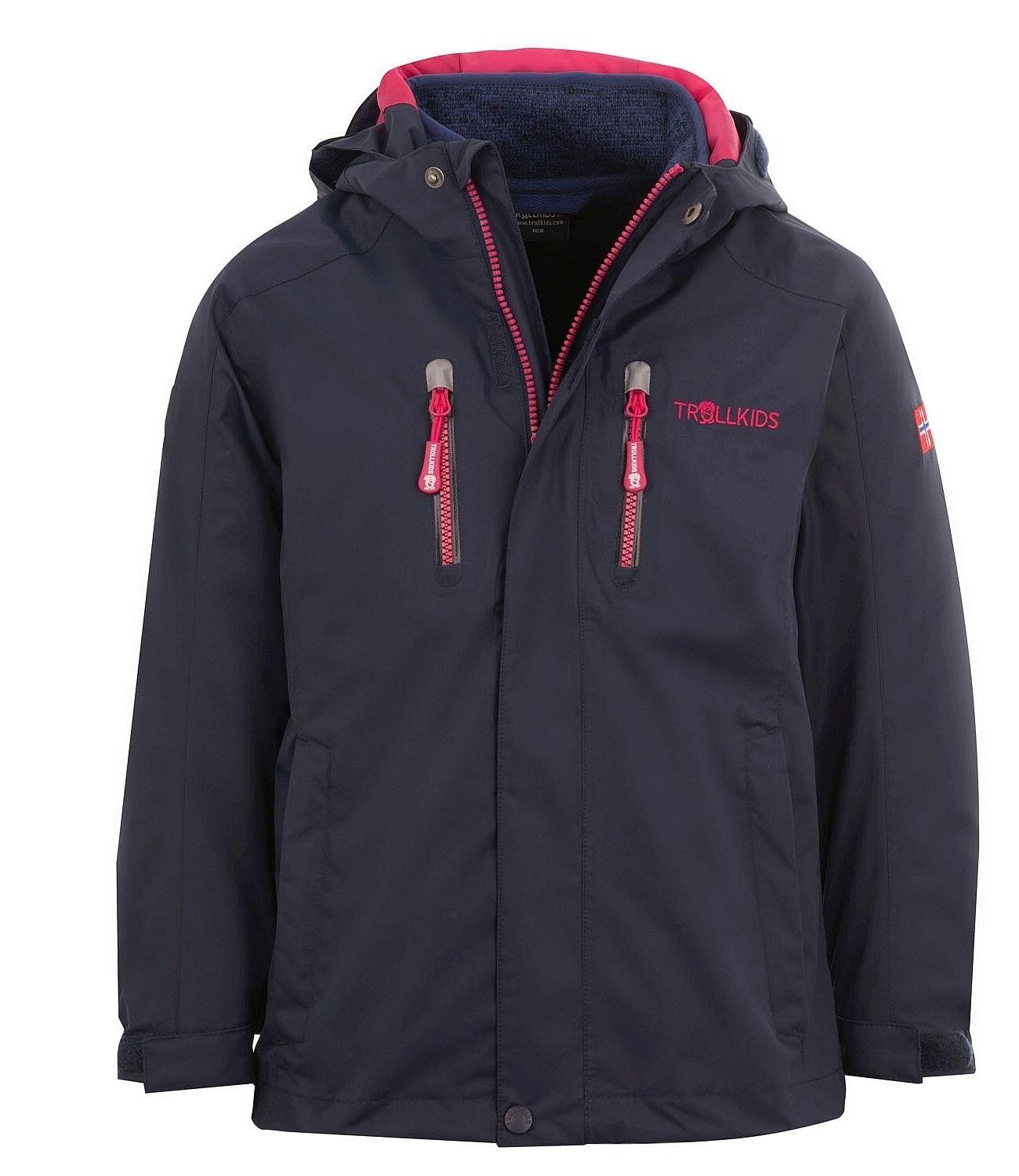 bleu marine / rose vif