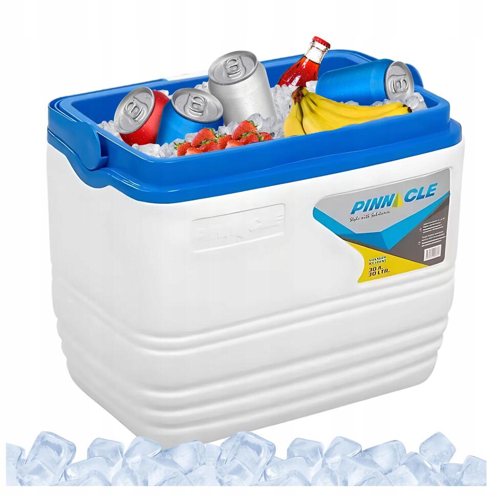 Lodówka Turystyczna 30L Biała PINNACLE Voyager + 5 wkładów mrożących 500ml