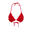 Haut de bikini Scrunch Triangle Top