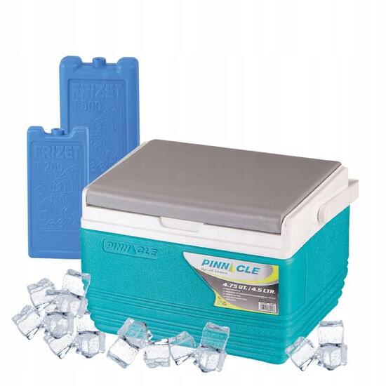 Lodówka Turystyczna na wkłady 4,5L Pinnacle TPX 6006 turkusowa + 2 wkłady