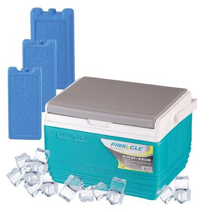 Lodówka Turystyczna na wkłady 4,5L Pinnacle TPX 6006 turkusowa + 3 wkłady