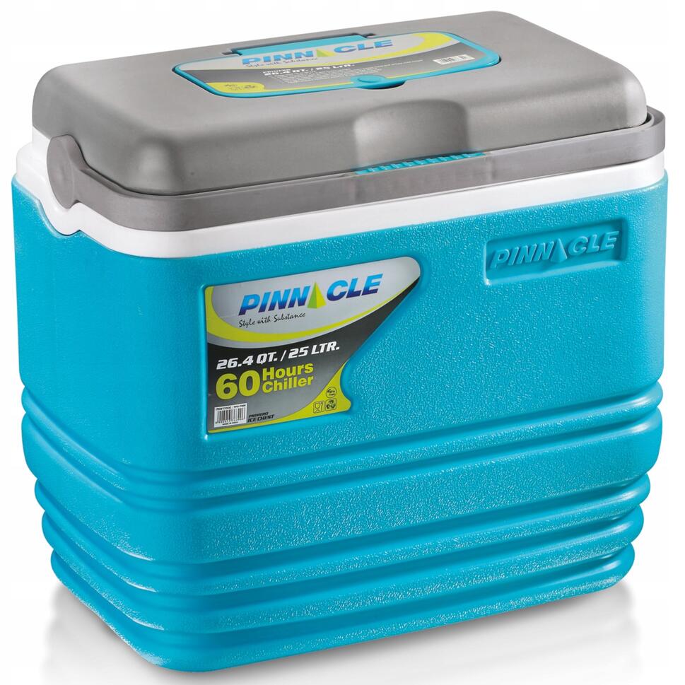 Lodówka kemping Pinnacle TPX7006 25L blue + 4 wkłady. 2x500ml, 2x1000ml