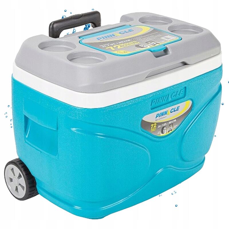 Lodówka turystyczna kółka Pinnacle 30L hydra + 4 wkłady 2x 1000ml, 2x 500ml