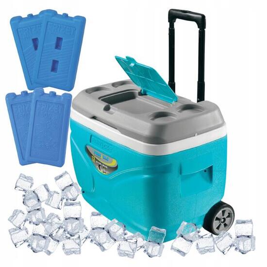 Lodówka turystyczna kółka Pinnacle 30L hydra + 4 wkłady 2x 1000ml, 2x 500ml