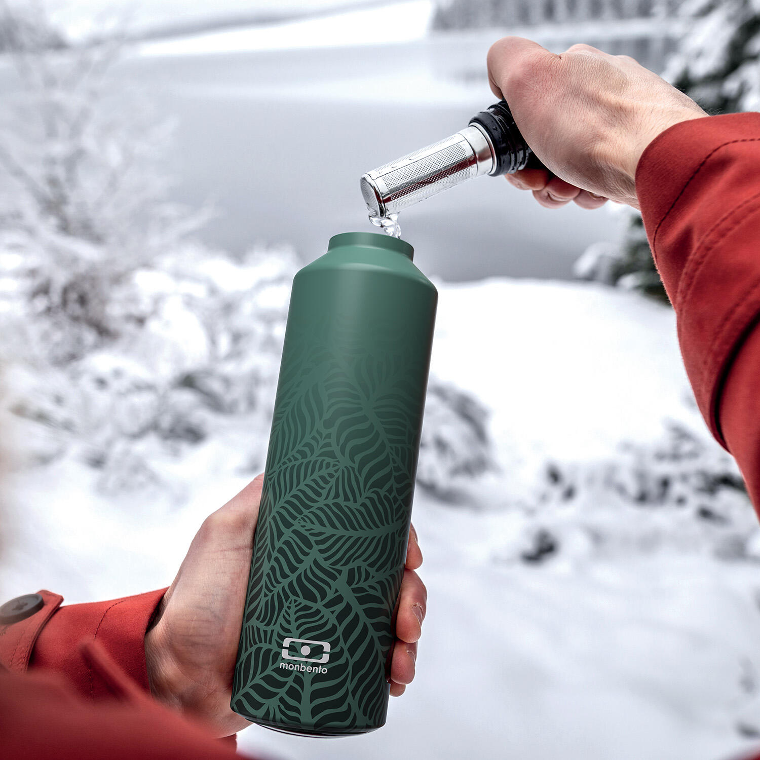 Gourde isotherme avec infuseur 500ml|Adulte|Pique-nique, randonnée|Steel 6/6