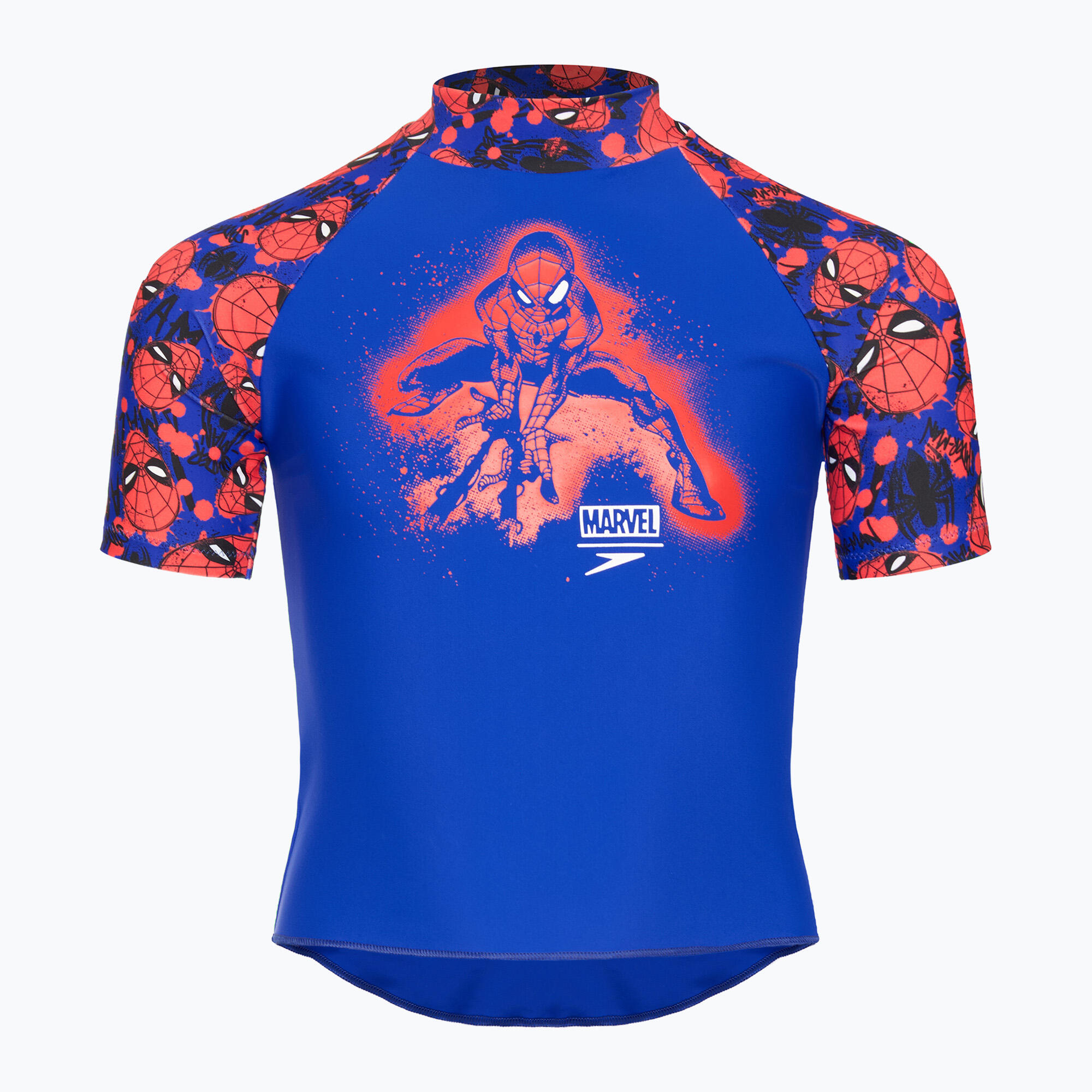 Koszulka do pływania dziecięca Speedo Spider-Man Sun Top 1/2