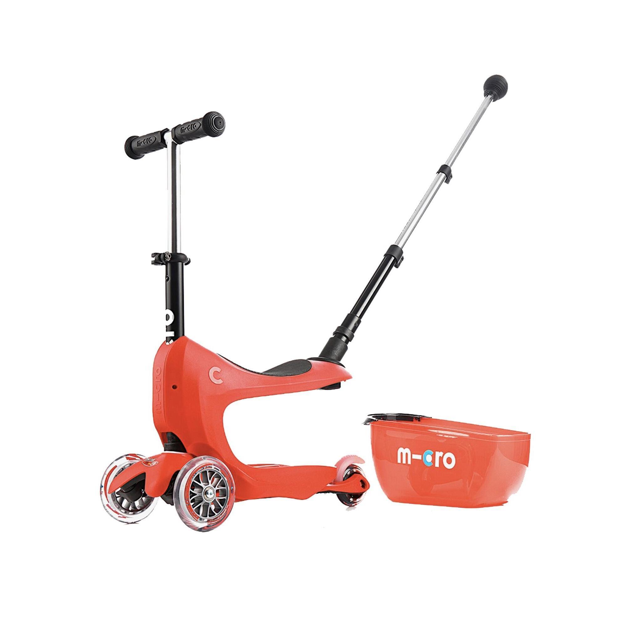 Micro - Trottinette Évolutive Mini 2go Deluxe - Trottinette - Rouge - Taille Unique - Decathlon