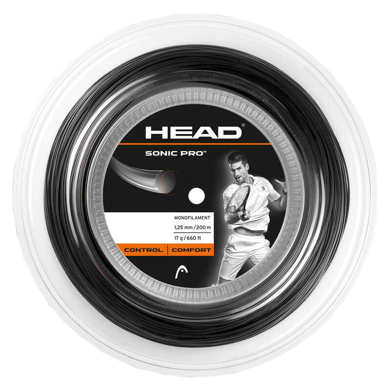 Cordage de tennis HEAD Sonic Pro 200 m 1,25 mm noir 1/1