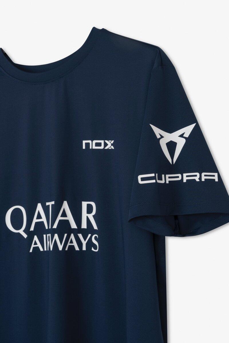 T-shirt Sponsor AT10 Blu Navy di Agustín Tapia 4/4