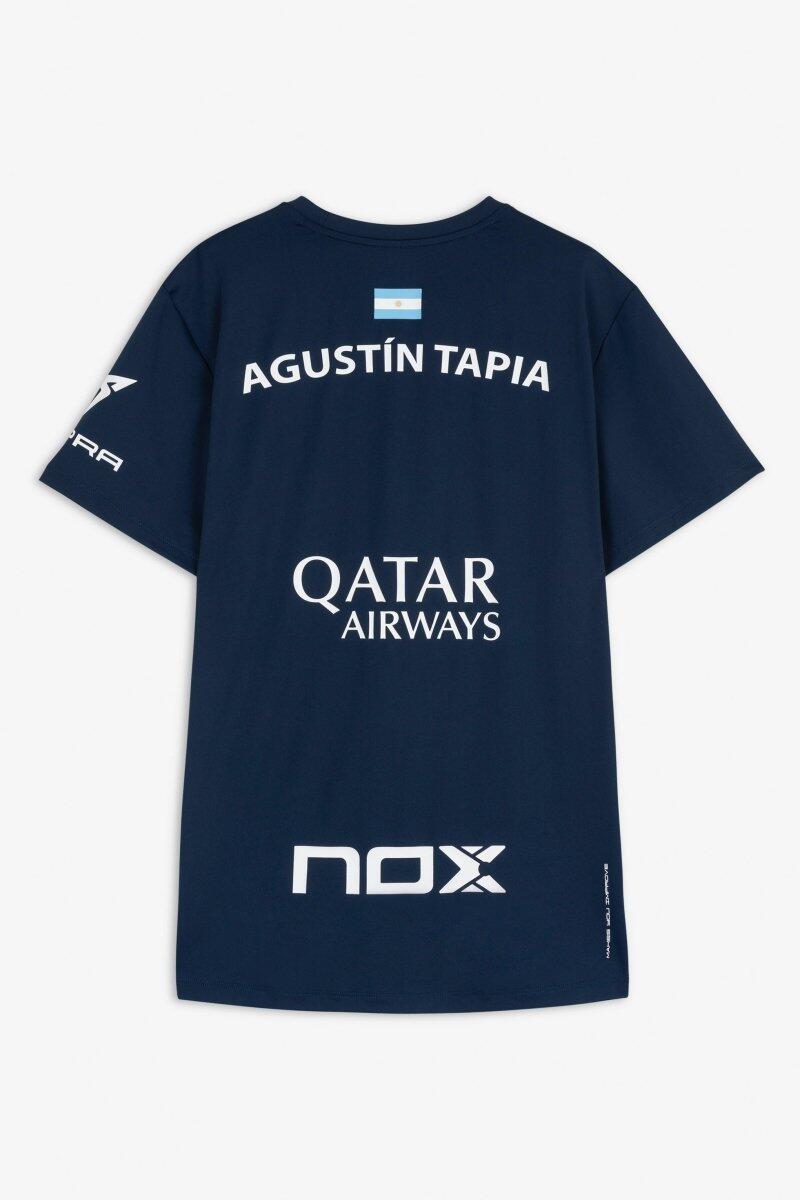 NOX Agustin Tapia Sponsors AT10 T-Shirt Azul Marinho