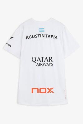 Camiseta Sponsors AT10 Blanco de Agustín Tapia