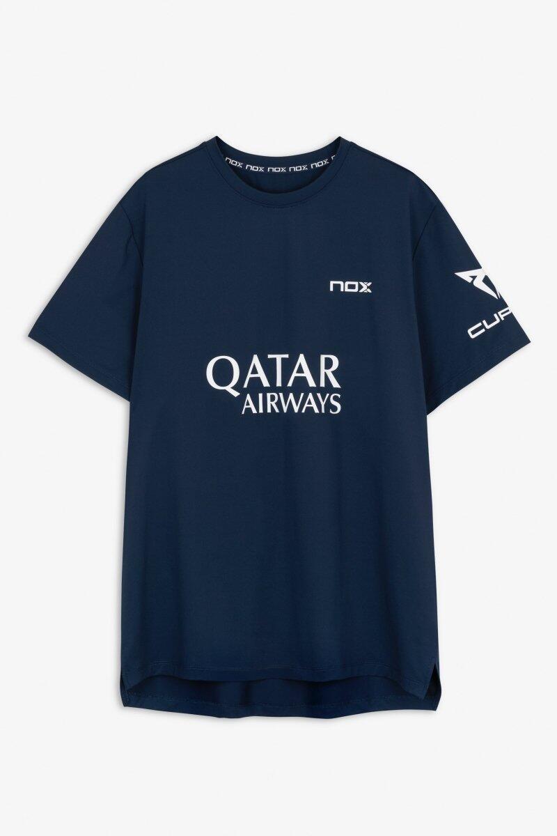 T-shirt Sponsor AT10 Blu Navy di Agustín Tapia 2/4
