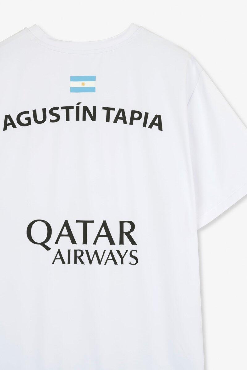 Agustin Tapia Sponsors AT10 T-Shirt branca 3/5