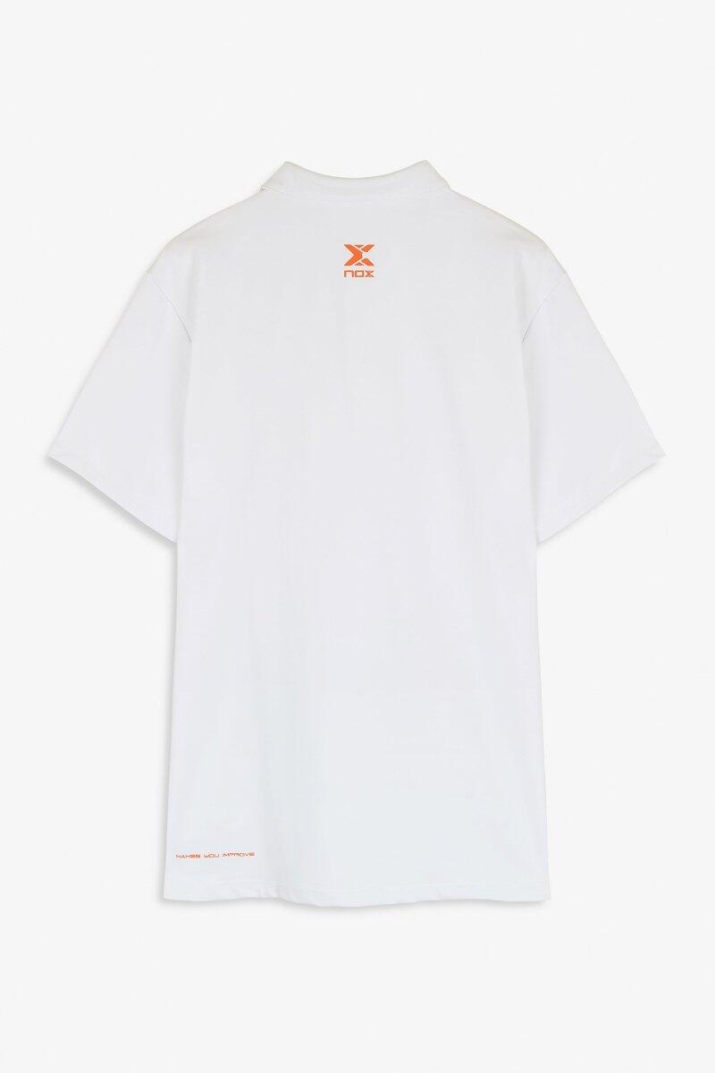 Polo sportiva da uomo TEAM bianco 3/5