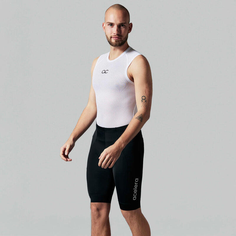 Essential Pantaloni Scurți Ciclism Căptușiți fără Bretele Șosea MTB