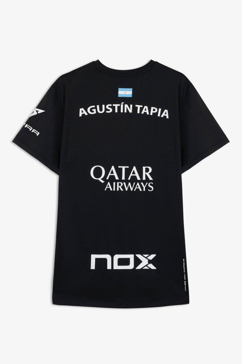 Agustin tapia sponsors at10 t-shirt preta