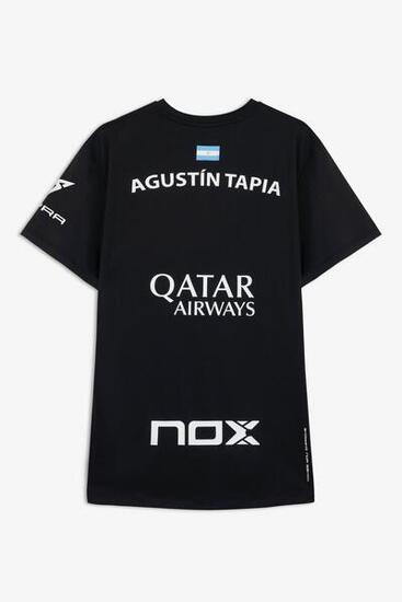Camiseta Sponsors AT10 Negro de Agustín Tapia