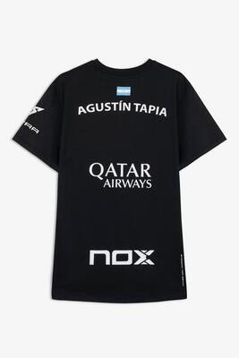Camiseta Sponsors AT10 Negro de Agustín Tapia