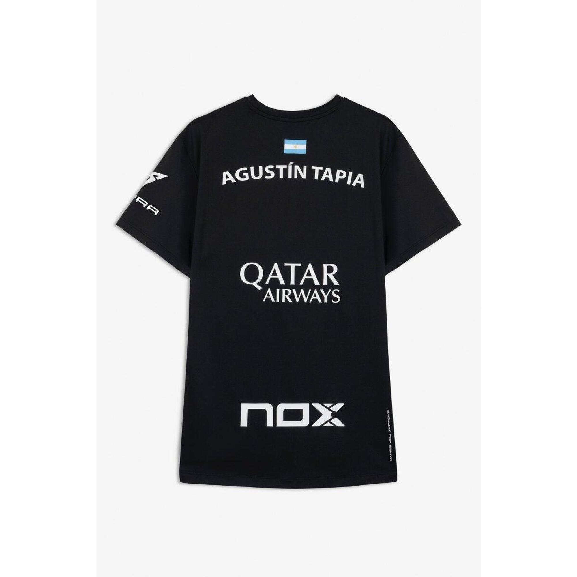 Agustin Tapia Sponsors AT10 T-Shirt preta