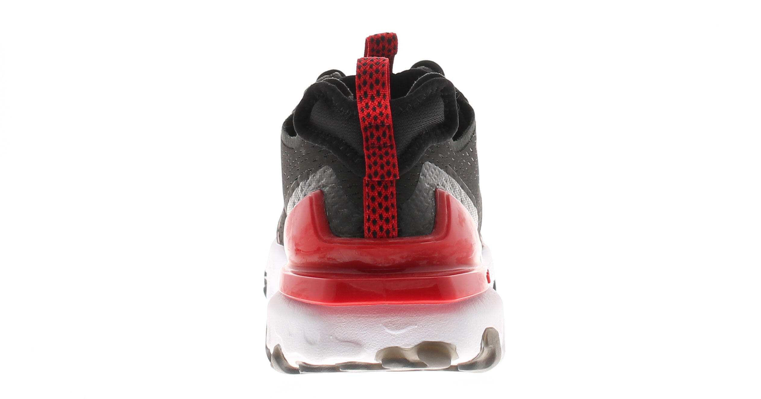 Nike Mens Trainers React Vision Lace Up Rubber Eva Outsole Black And Red UK Size 4/5