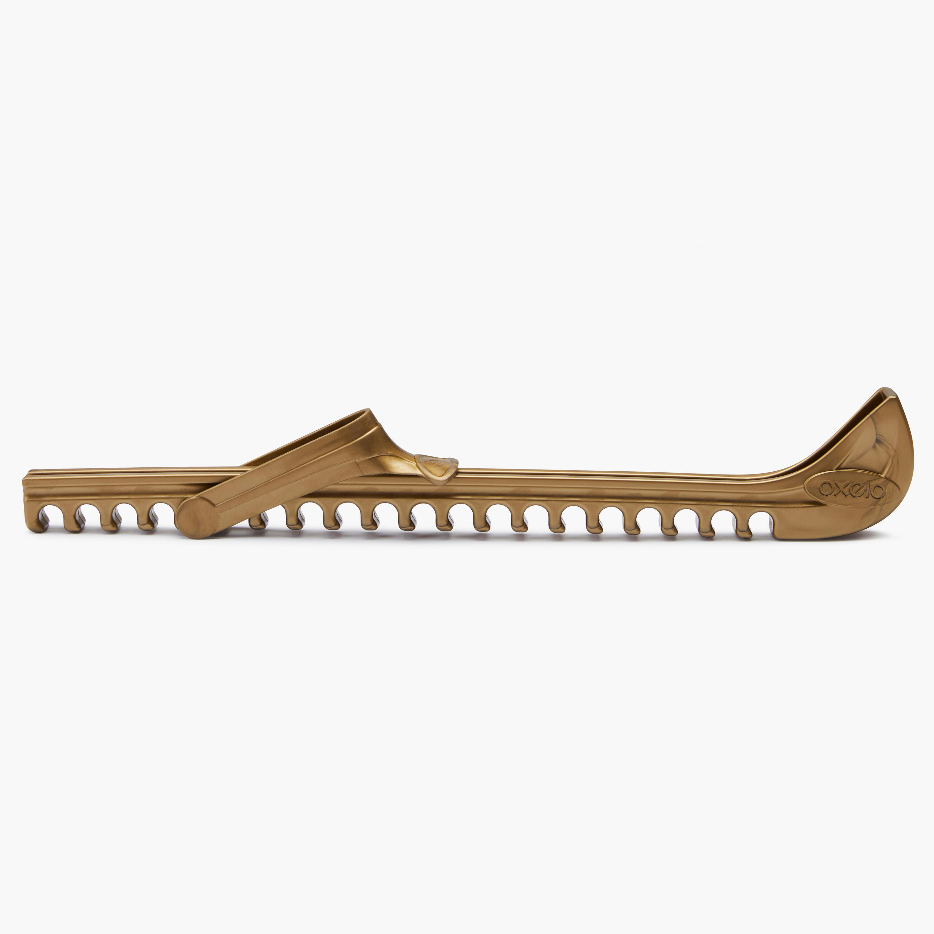 Tweedehands - Mesbeschermer voor schaatsen Basic goudkleurig - ZEER GOED 2/3
